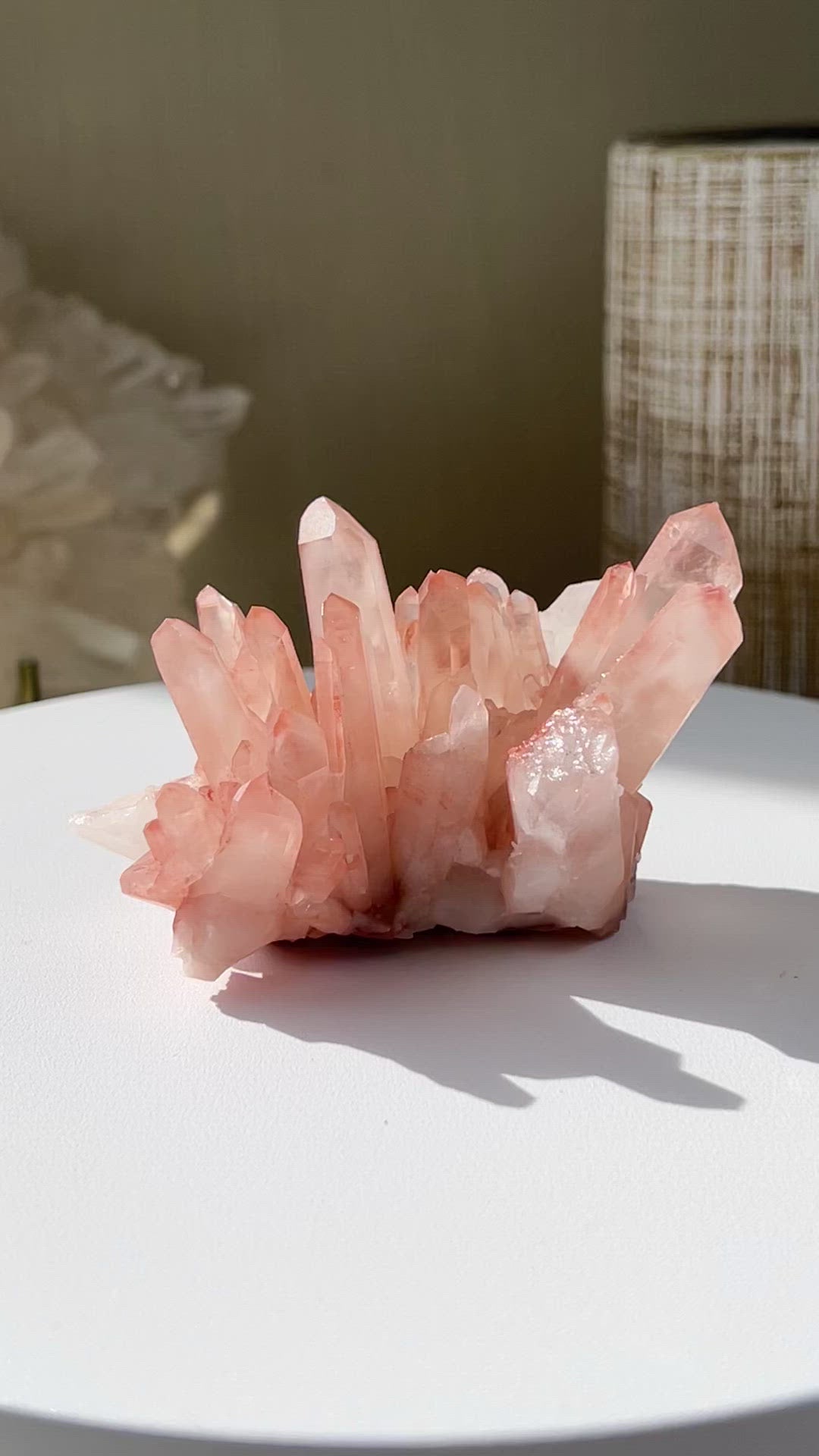 [Rosa] Pink Quartz Cluster