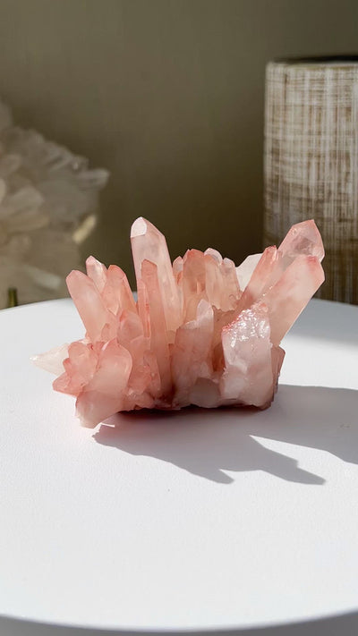 [Rosa] Pink Quartz Cluster