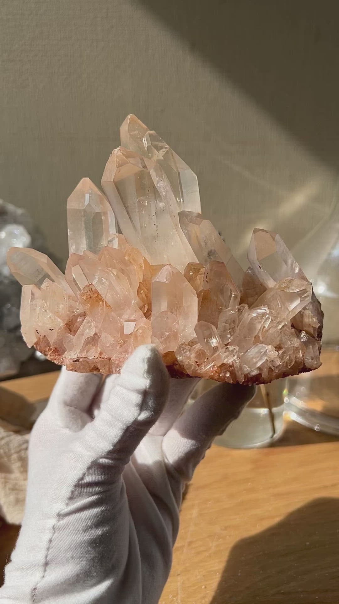[Apricot] Tangerine Quartz Cluster