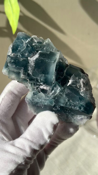 [Cape Schanck] Emerald Blue Step Ladder Fluorite