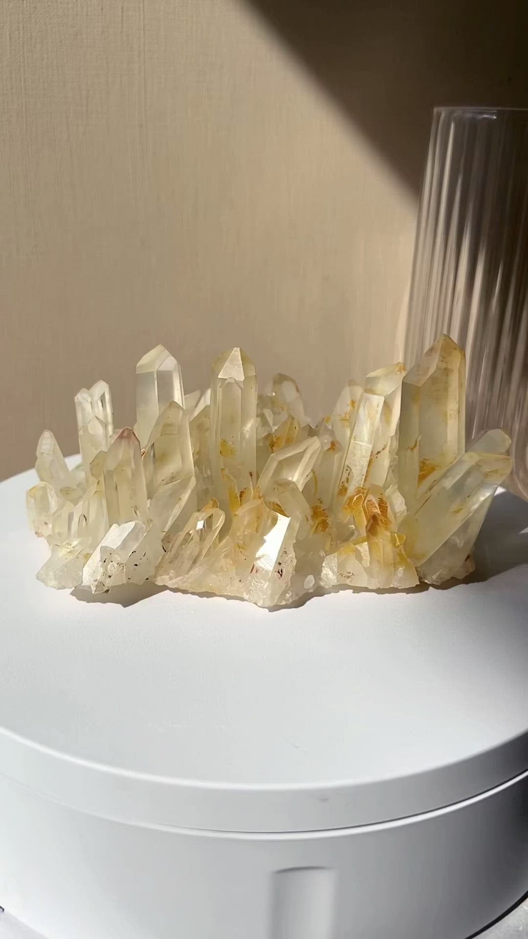 [Miora] Yellow Clear Quartz Cluster