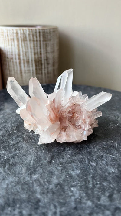 [Bloom] Pink Quartz Cluster