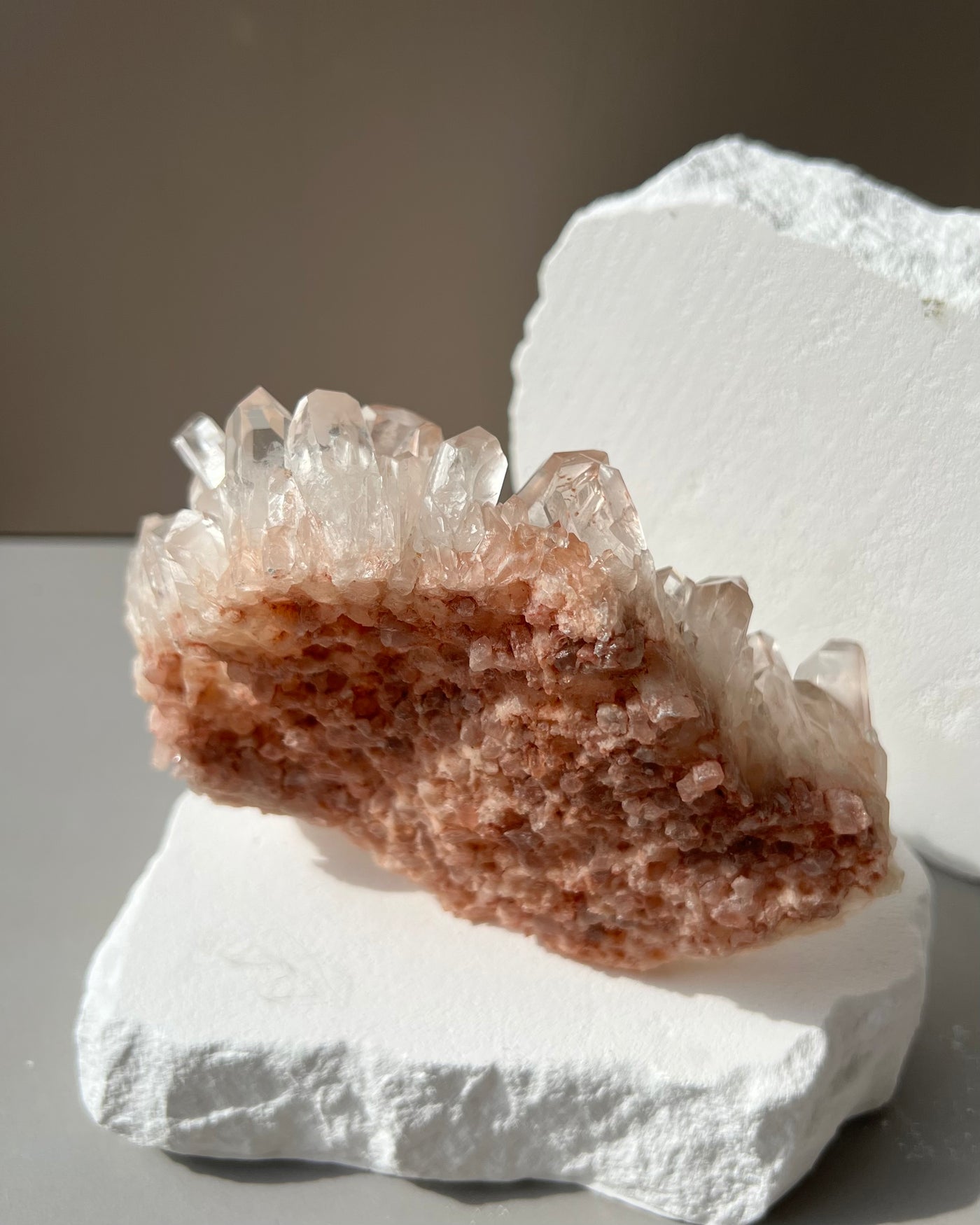 [Aries] Pink Quartz Cluster