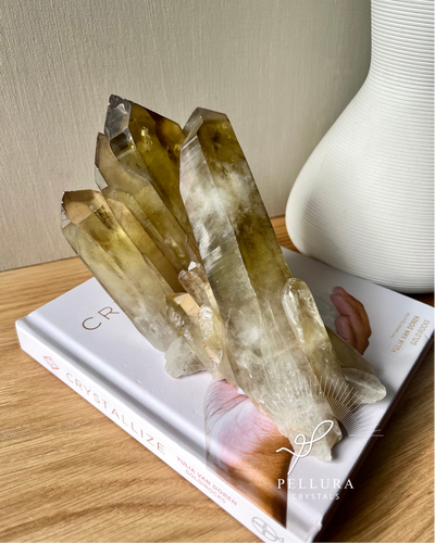 [Isiris] Natural Smoky Citrine Cluster 1.4KG