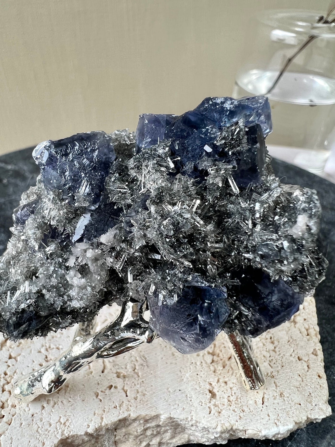 [Borealis] Blue Fluorite Needle Quartz