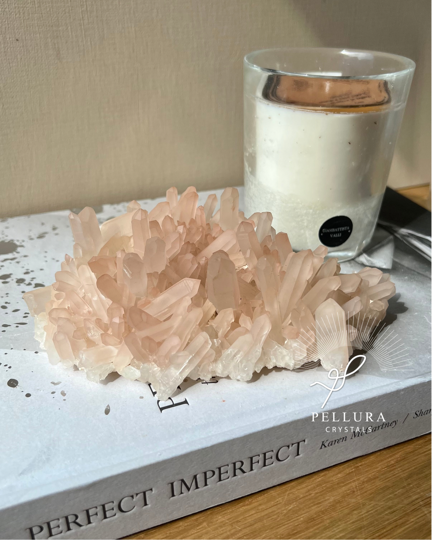 [Prisca] Pink Quartz Cluster