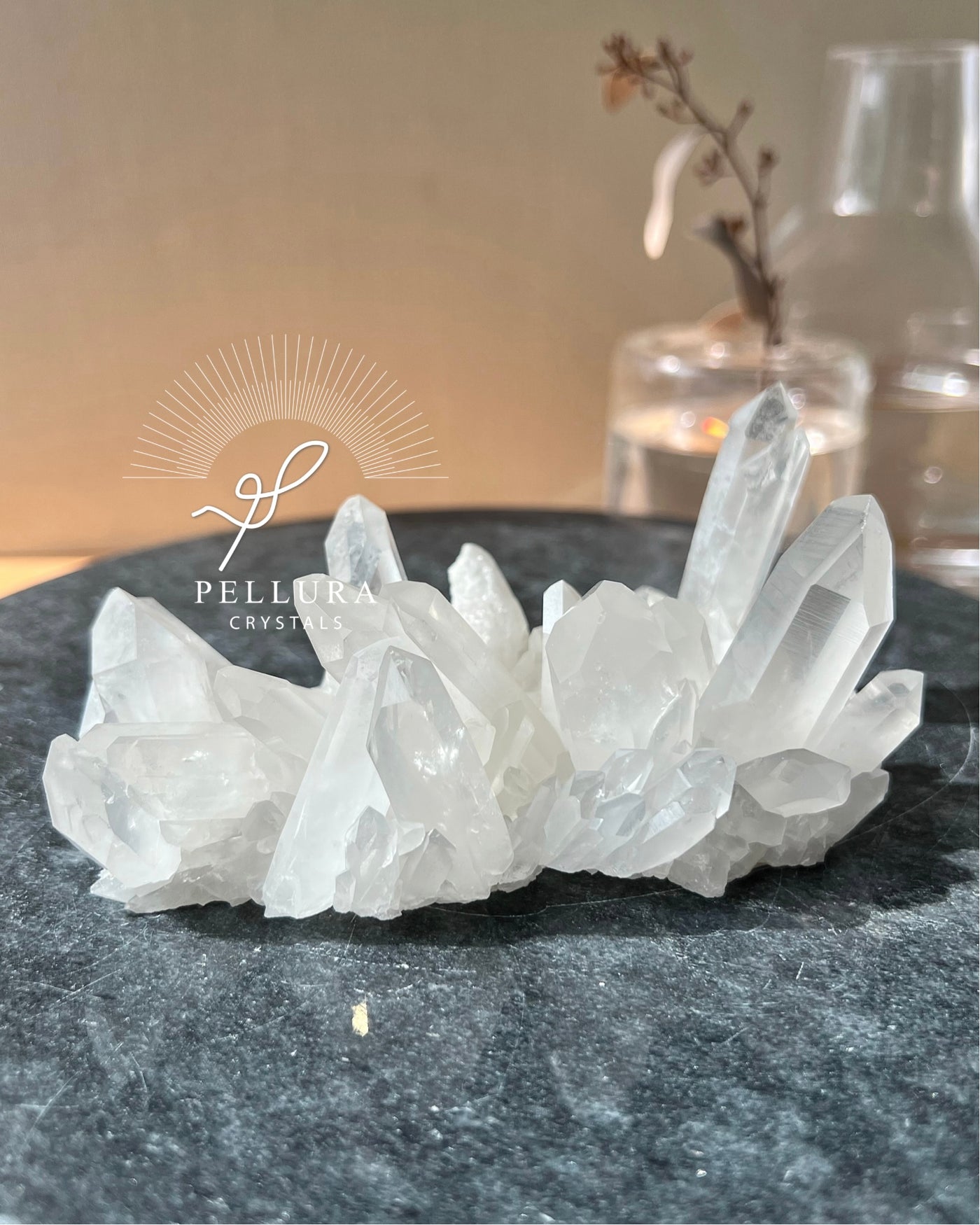 Himalayan Clear Quartz Cluster CQ33