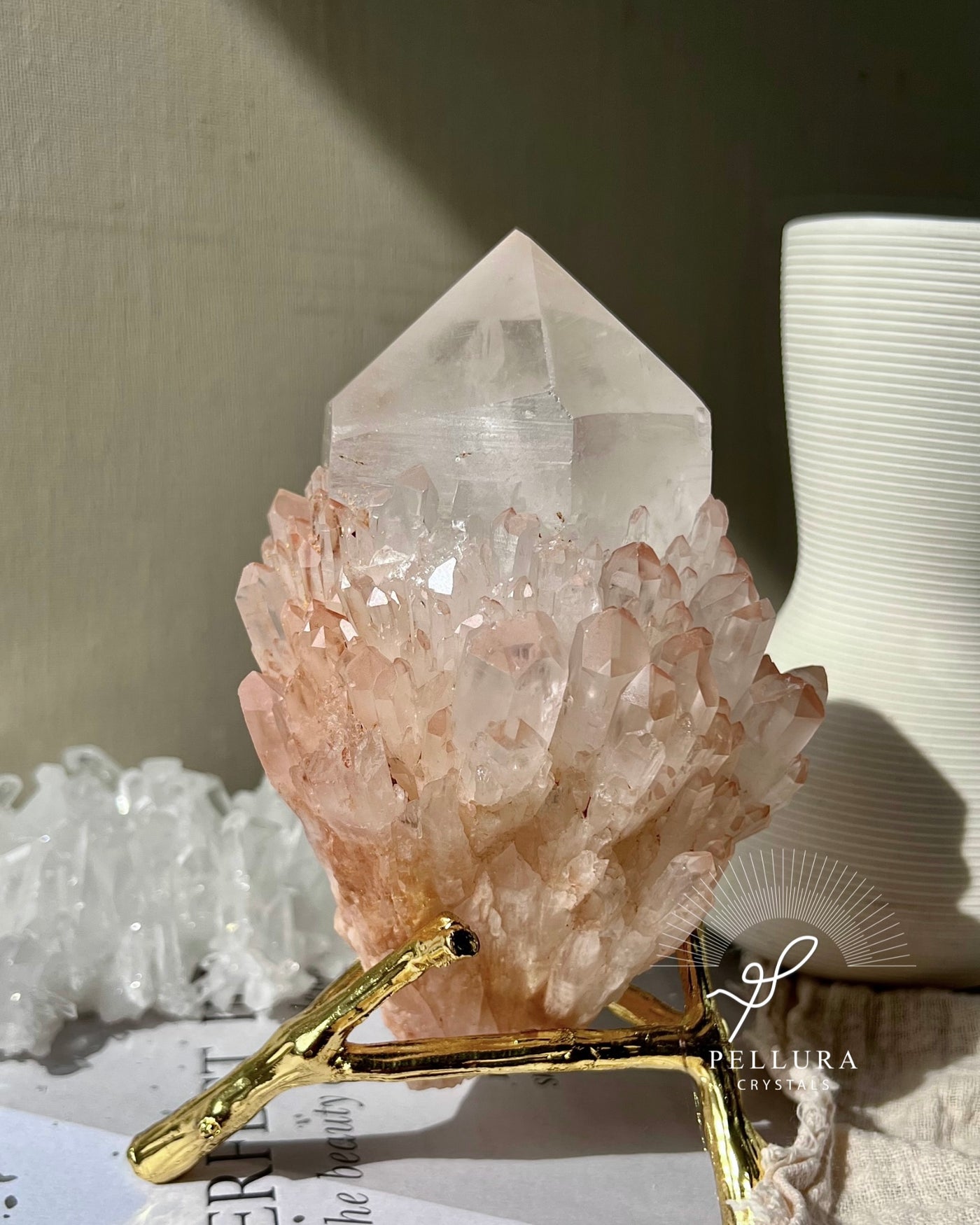 [Freesia] Statement Pink Pineapple Quartz