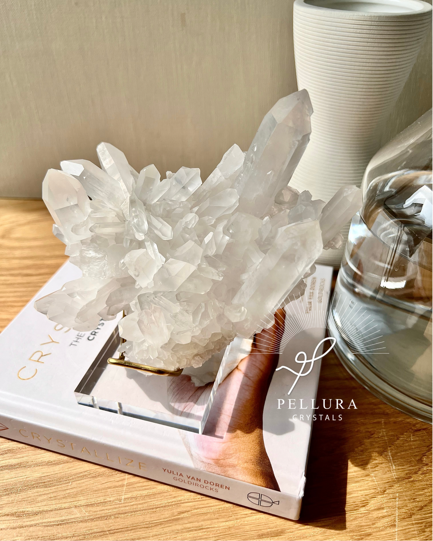 Himalayan Clear Quartz Cluster CQ32