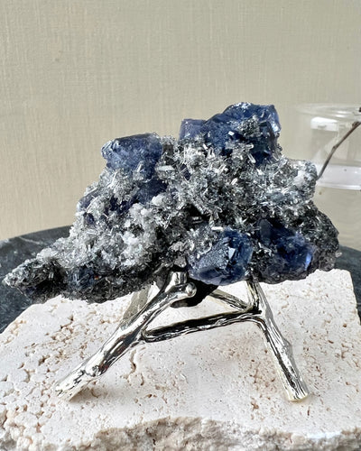 [Borealis] Blue Fluorite Needle Quartz