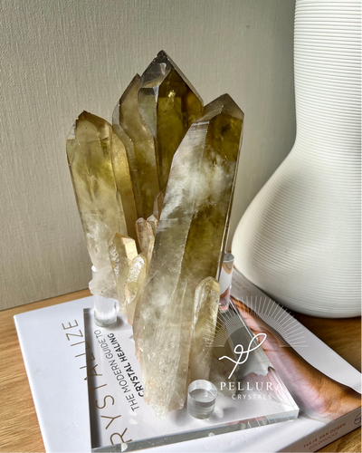 [Isiris] Natural Smoky Citrine Cluster 1.4KG