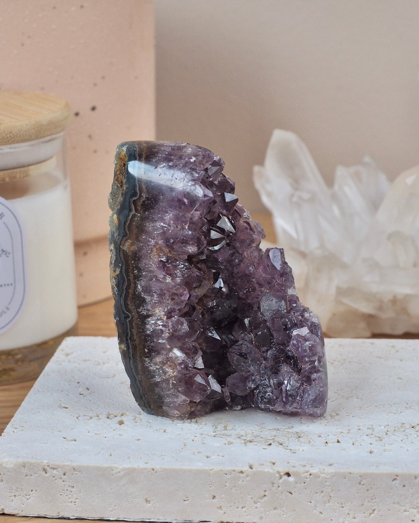 [The Eye] Smoky Amethyst Geode