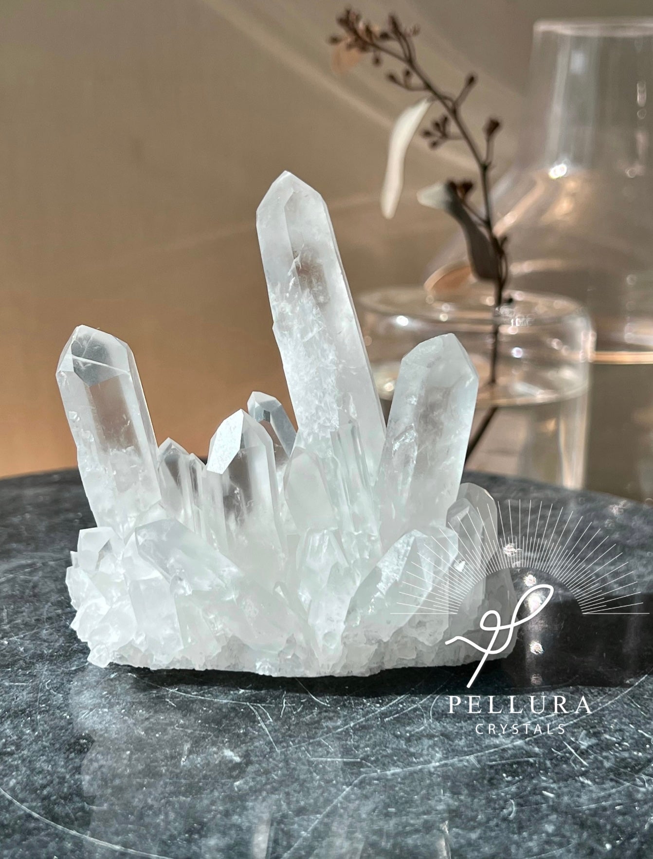 Himalayan Clear Quartz Cluster CQ28