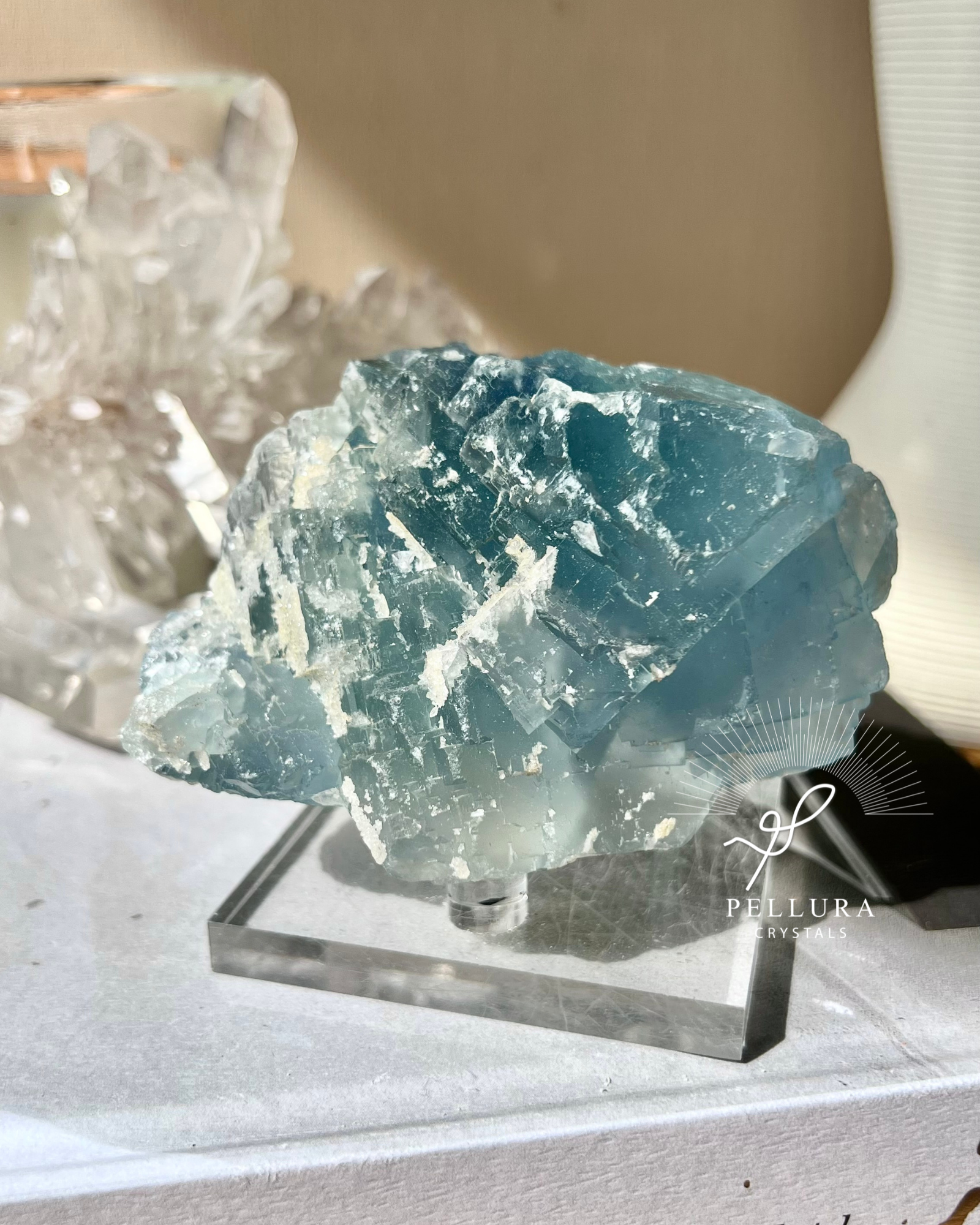 [Azure] Ladder Fluorite Chunk – Pellura