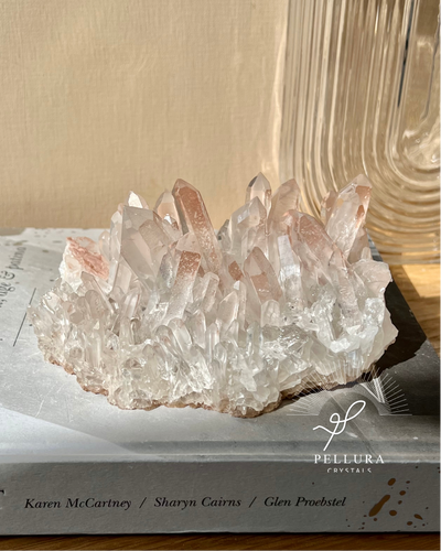 [Riana] Pink Clear Quartz Cluster