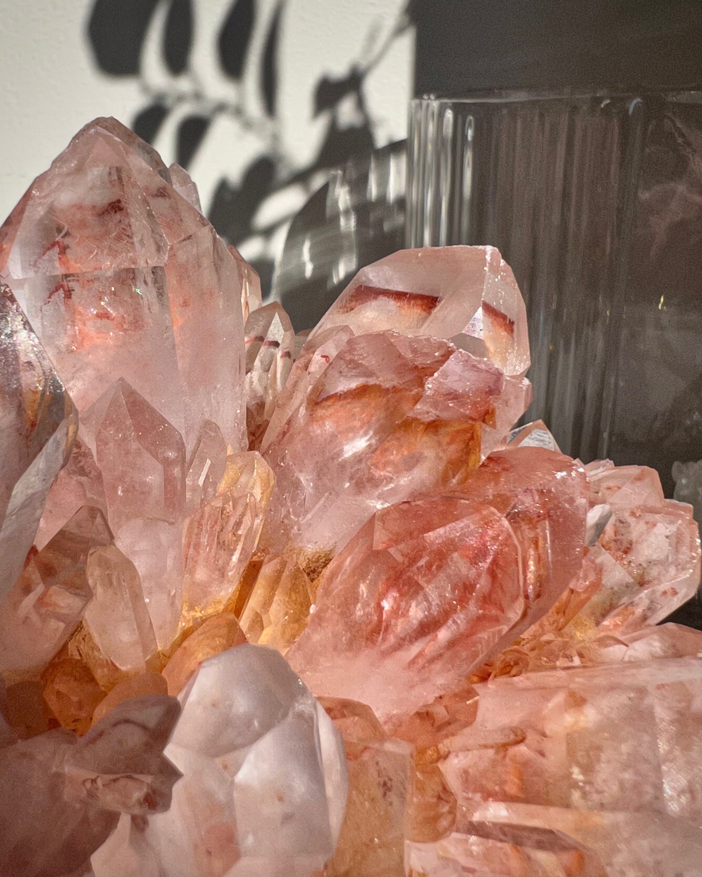 [Hibiscus] Quartz Cluster on Stand