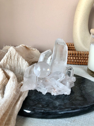 Clear Quartz Cluster CQ03