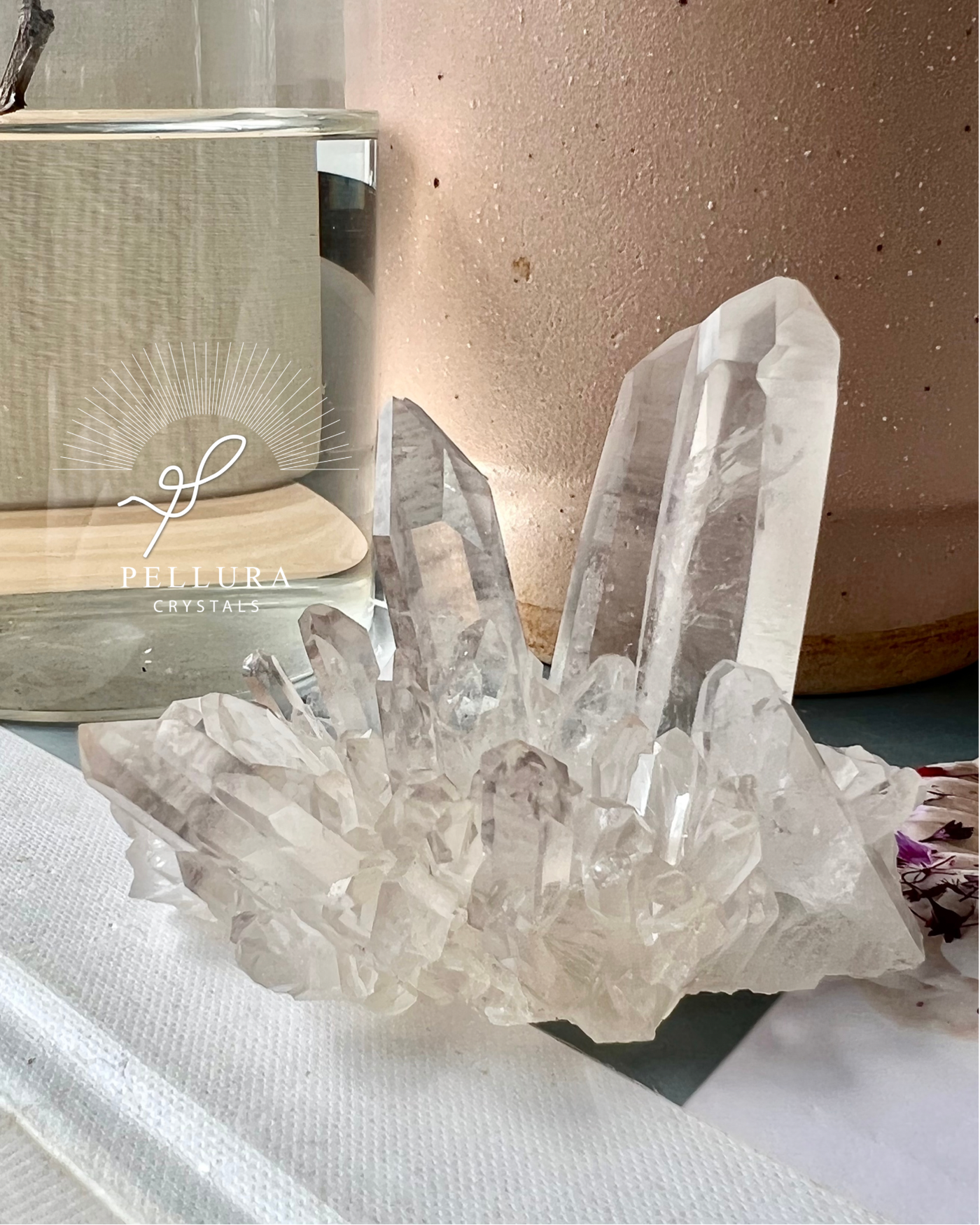 Clear Quartz Cluster CQ39