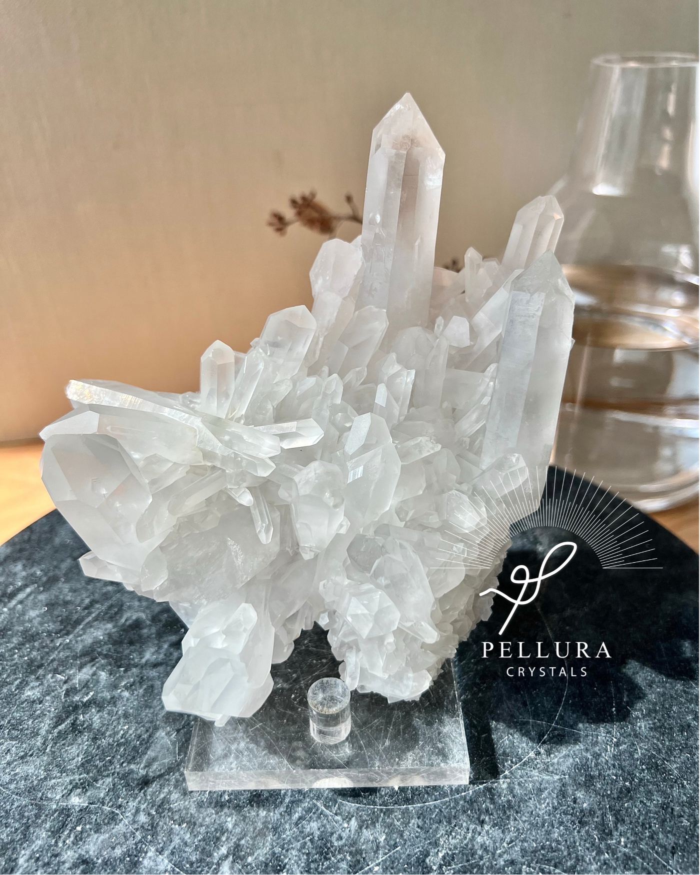 Himalayan Clear Quartz Cluster CQ32