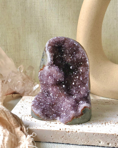 Maroon Amethyst Geode