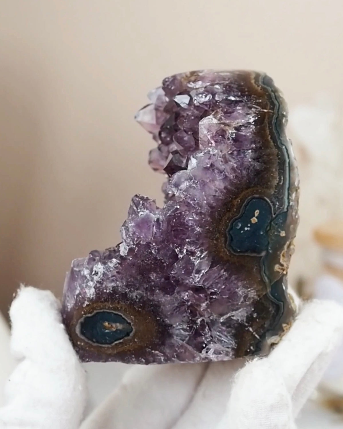 [The Eye] Smoky Amethyst Geode