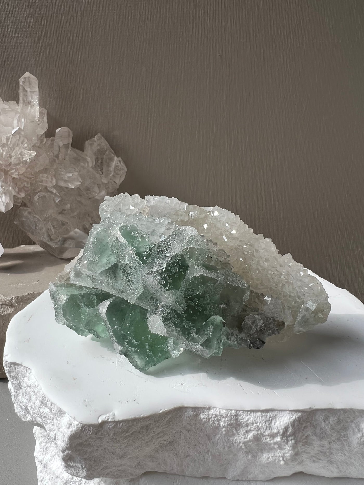 Sugar Coated Green Fluorite 2